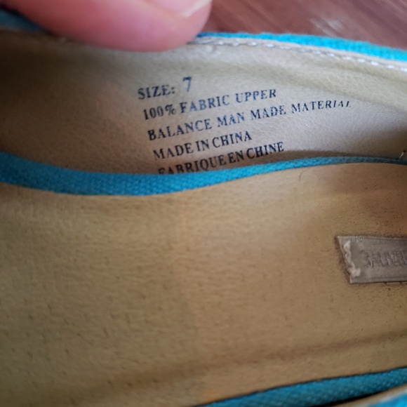 TEAL CHUNKY HEELS - Picture 5 of 5